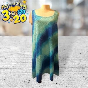 Beach cabana swimsuit bathing suit ombre cover up size 2X